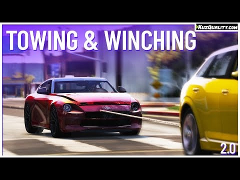 FiveM Script | Towing & Winching [Standalone, ESX, QBCore] | KuzQuality