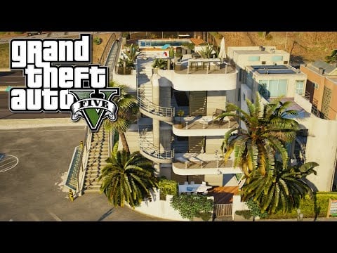 NOUVELLE VILLA A 3 ÉTAGE SUR GRAND THEFT AUTO 5 !! (MOD MLO PC) #gta #dlc #nieuw #mod