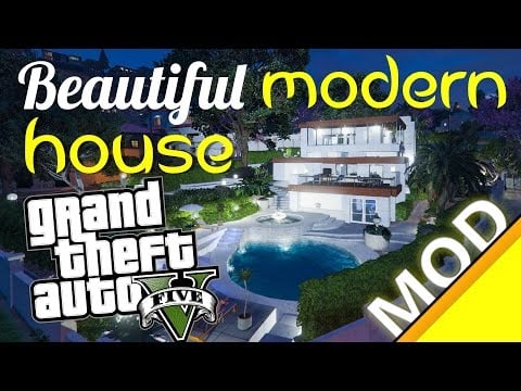 GTA 5 MOD: Prachtig modern huis in Rockford Hills