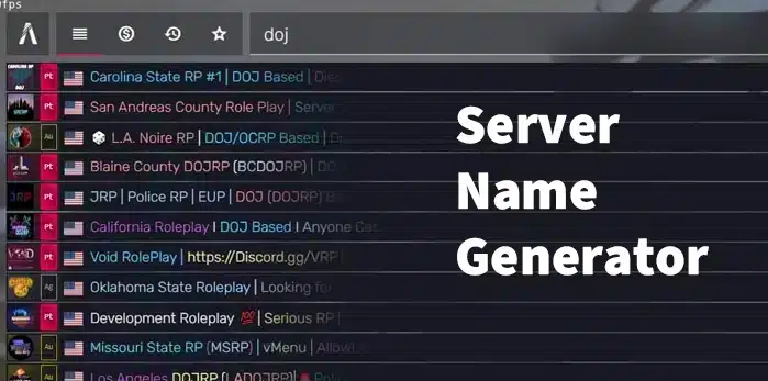 FiveM Server-Namensgenerator