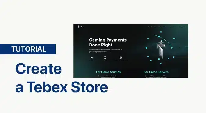 How To Create a Tebex Store